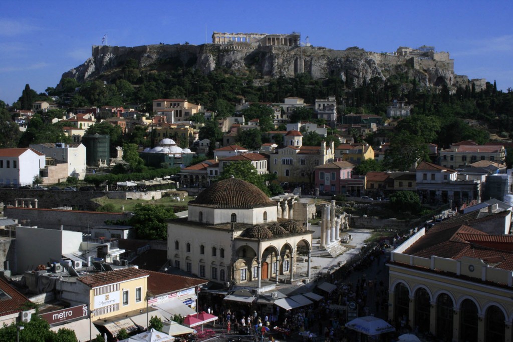 Acropolis view from Monastiraki