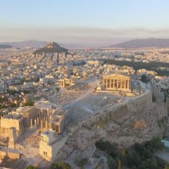Acropolis Athens 2015 Greece aerial