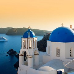 Santorini May Be Capping Tourist Numbers, If You’re Traveling By Cruise