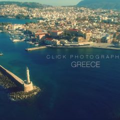 Chania Crete drone video aerial