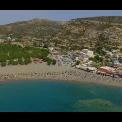 Matala from above by Chania SkyArt