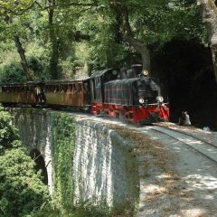 Moutzouris Pelion’s Legendary Train on the Tracks again