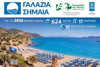 Greece Secures 2nd Place Globally for World-Class “Blue Flag” Beaches in 2026