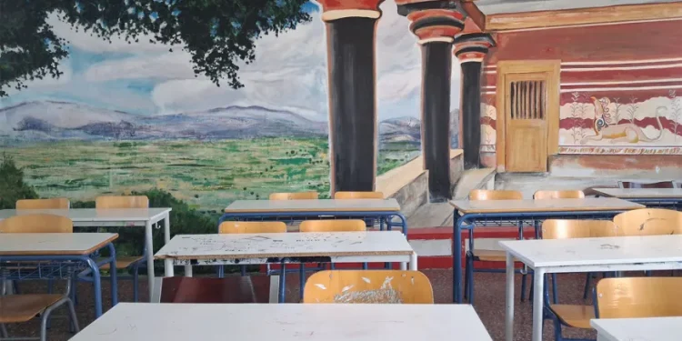 The Athens School That Turned Its Walls Into a Journey Through History