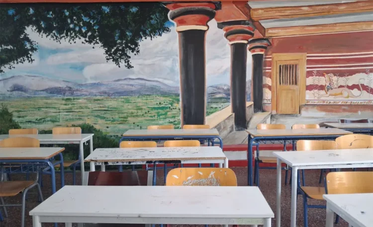 The Athens School That Turned Its Walls Into a Journey Through History