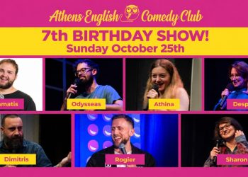 Athens English Comedy Club Celebrates Its 7th Birthday with a Special Show