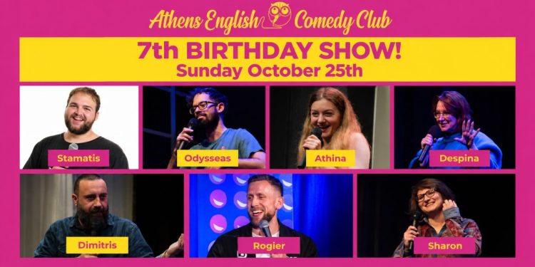 Athens English Comedy Club Celebrates Its 7th Birthday with a Special Show