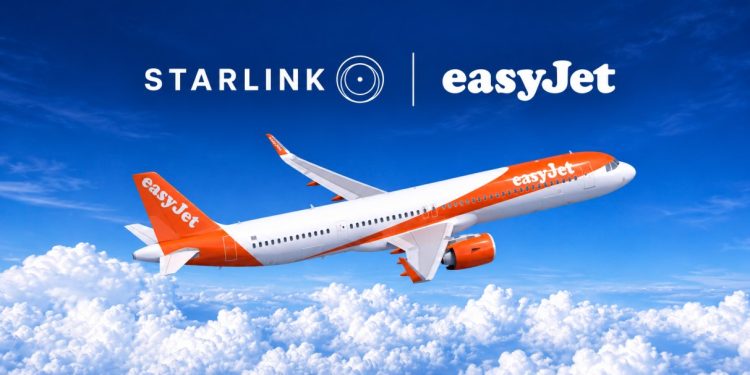easyJet to Introduce Starlink Wi-Fi Across Its Fleet from 2027