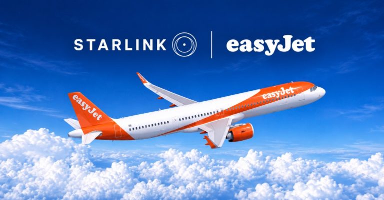 easyJet to Introduce Starlink Wi-Fi Across Its Fleet from 2027
